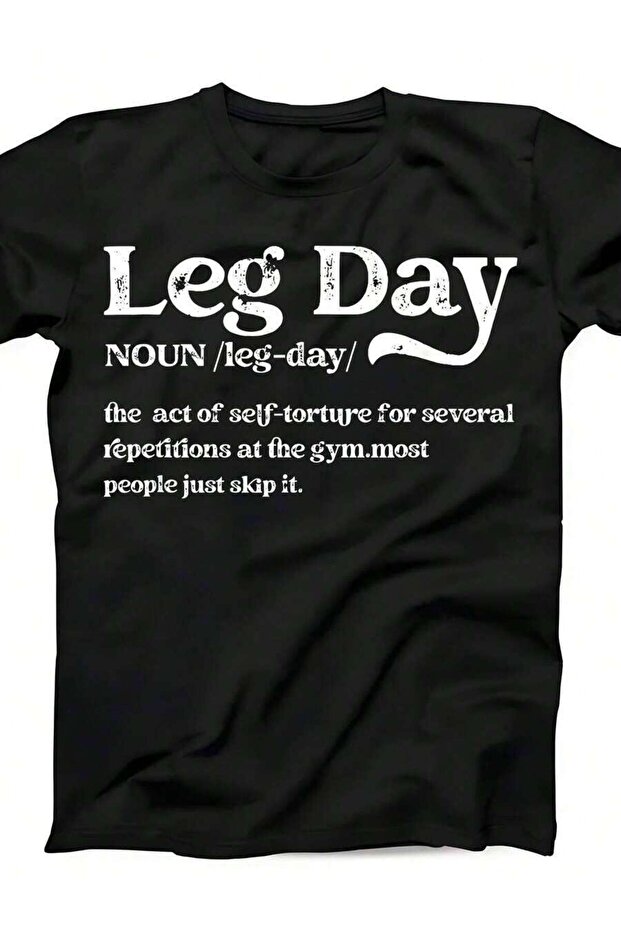 Leg Day Definition Pump Cover-Oversized Gym Workout T-Shirtt