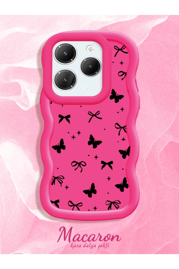 Infinix Hot 40/40 Pro Compatible Thin Butterfly Bow Printed Soft Structure Daily Use Case