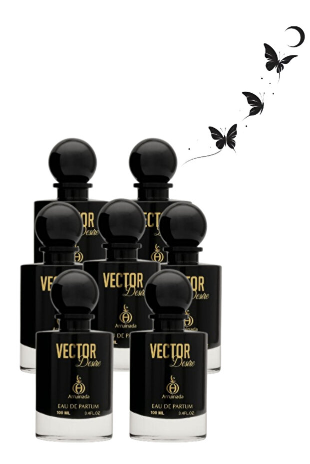 7 قطع من عطر فيكتور ديزاير الأسود 100 مل