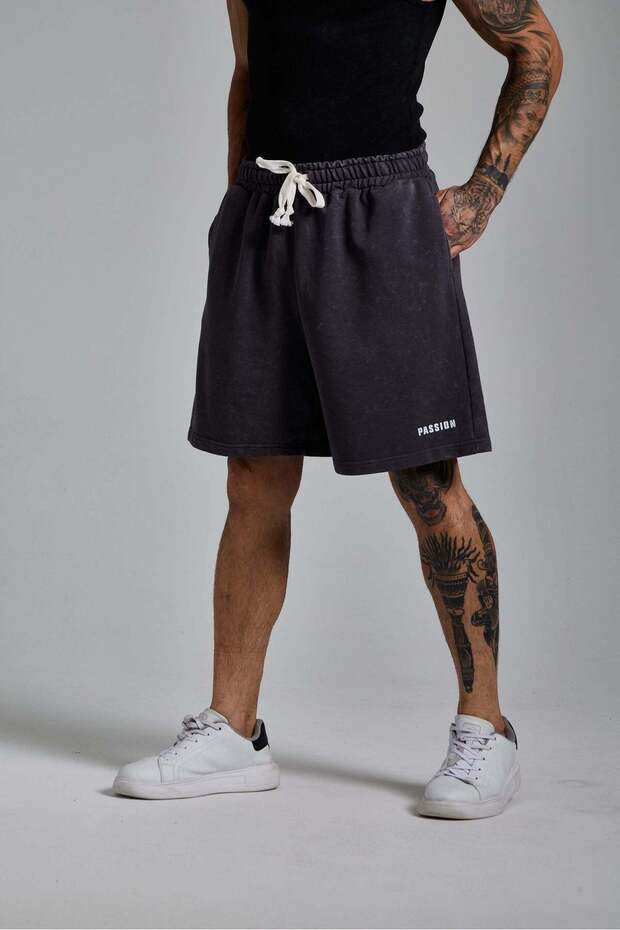 Washed Basic Shorts