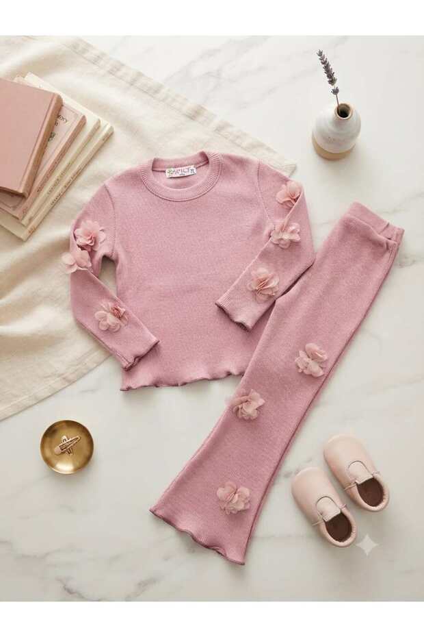 Girls' 2-Piece Set Long Sleeved Blouse and Spanish-Style Pants Nursery Primary School Kindergarten