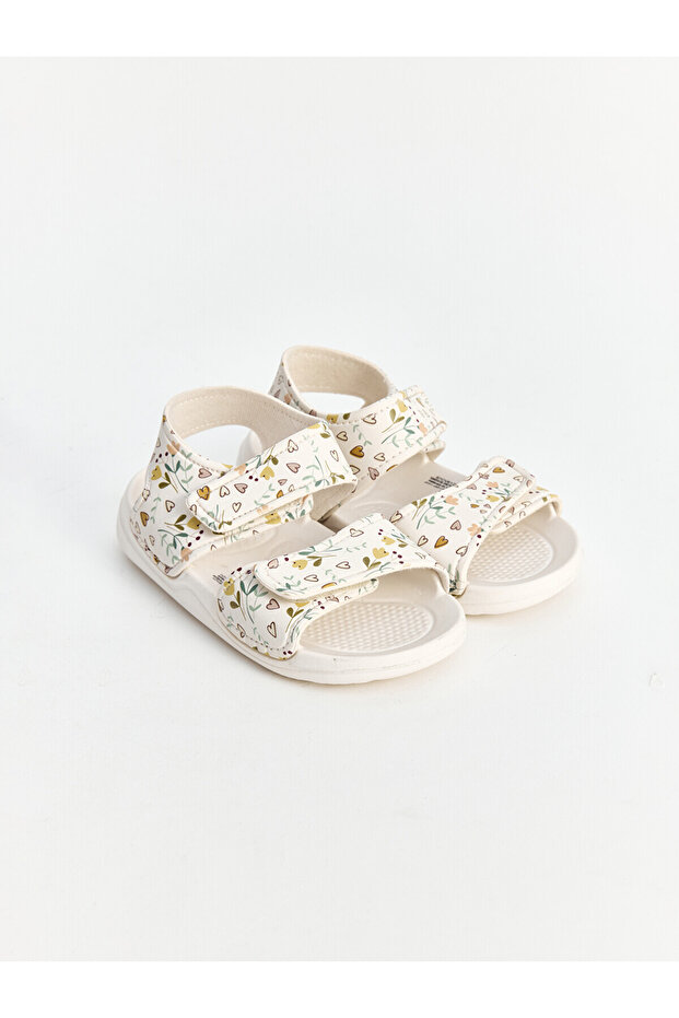 Two Mt Shop Quality Lcw Steps Beige Girls' Sandals