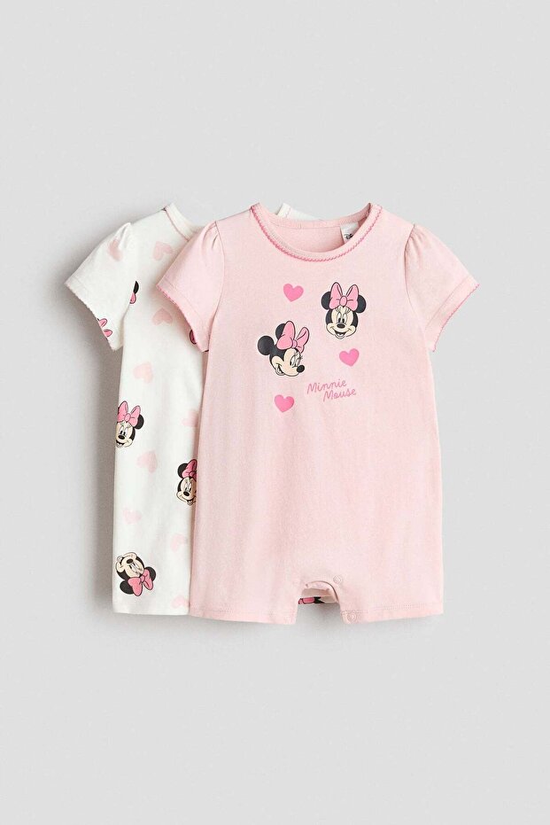 2-pack printed short pyjamas