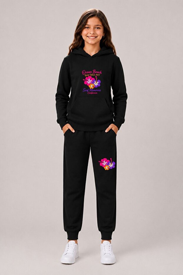 Armikids New Season Printed Hooded Kangaroo Pocket Set