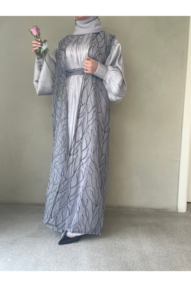 Puffy Mother’s Abaya Set