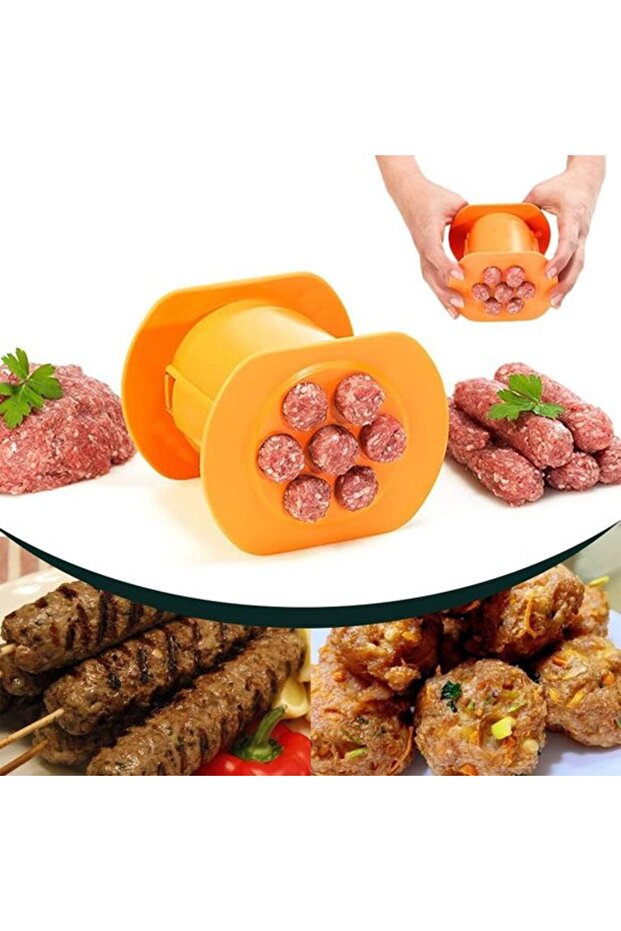 Manual sausage/meatball maker 7 sleeves.