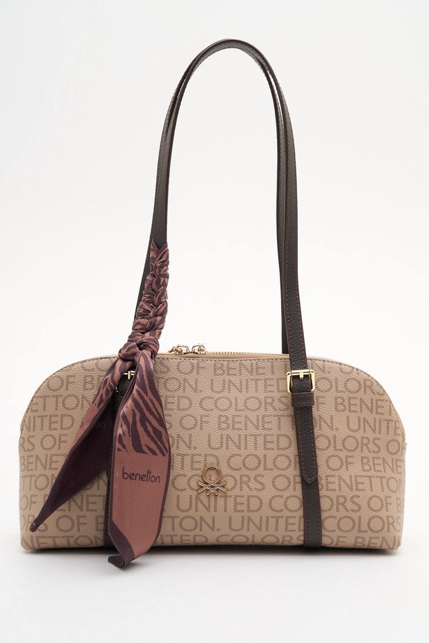 Benetton Women's Shoulder Bag Mink-Brown Bnt1909