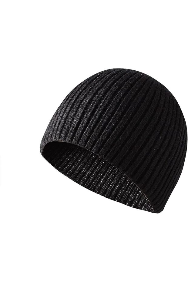 Winter Beanie Hats for Men Women, Unisex Warm Knitted Cuffed Cap, Soft Breathable Thick Needle Skull