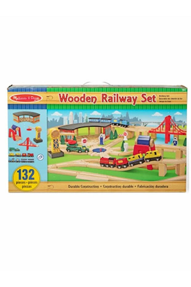 Wooden Railway Set