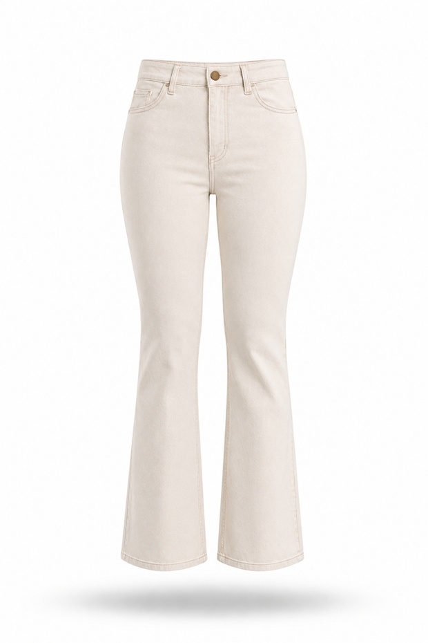 Natural Full Lycra Recovery Flare Jean 7578