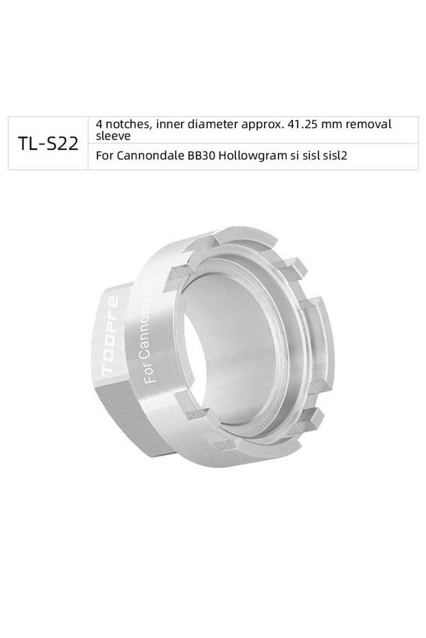 TL-S22 TOOPRE Bicycle Disc Jaws Locking Ring Removal Tool For ROTOR Cranks Tooth Disc Installation D