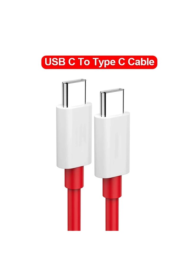1m USB C To C PD 65W Supervooc Fast Charger Cable For Oneplus Ace 12 11 10T 9 8T 7T Pro USB C To Typ