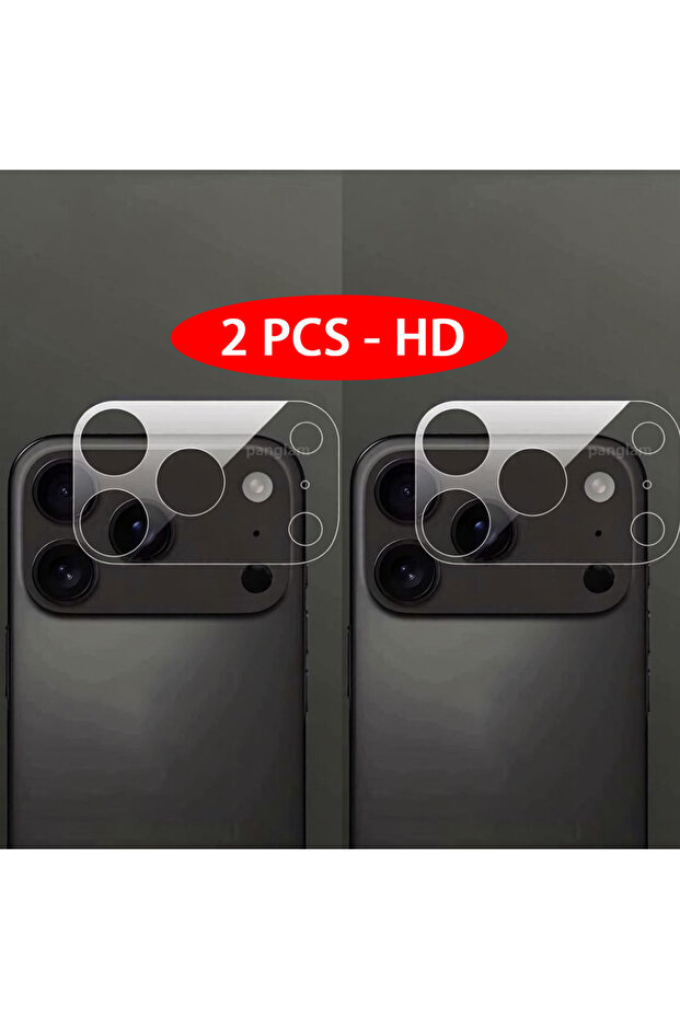 For iPhone 17Pro HD 2Pcs 2PCS HD / Matte Lens Chassis Film Protector For iPhone 17 Pro Max 17 Pro Le