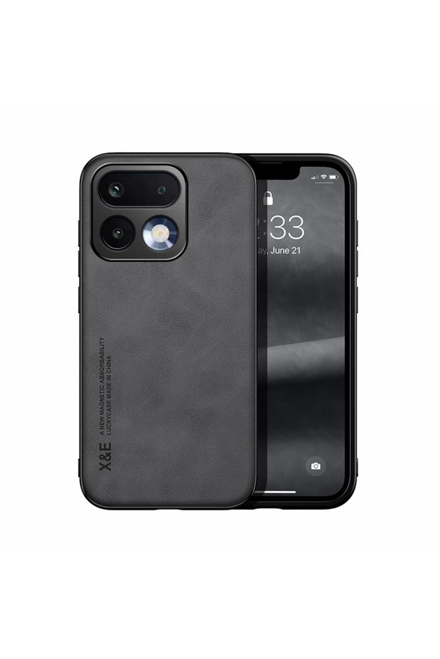 realme 16 Pro+ Dark Gray Shockproof Case for Realme 16 15 Pro + C85 Protective Cover Magnetic Car Ho