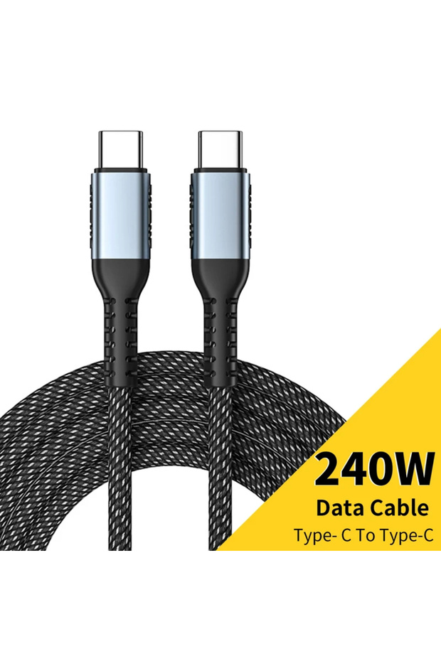 Type-C to Type-C 1.5m 240w 240W PD Ultra Fast Charging Cable USB C to C 5A Quick Charge Data Sync Co