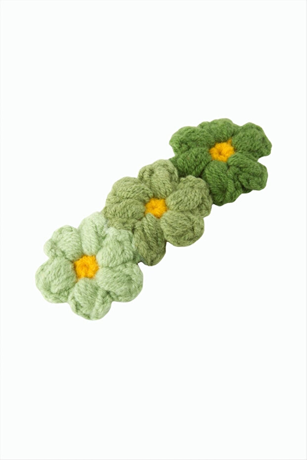 Daisy Embroidered Braided Snap Buckle