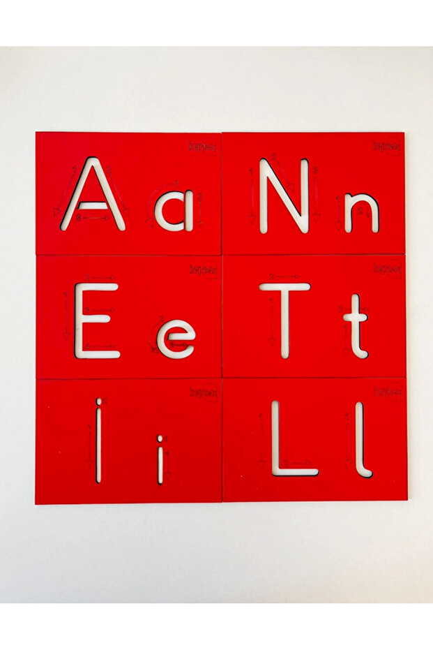 Wooden Alphabet Learning Set (29 Letters)