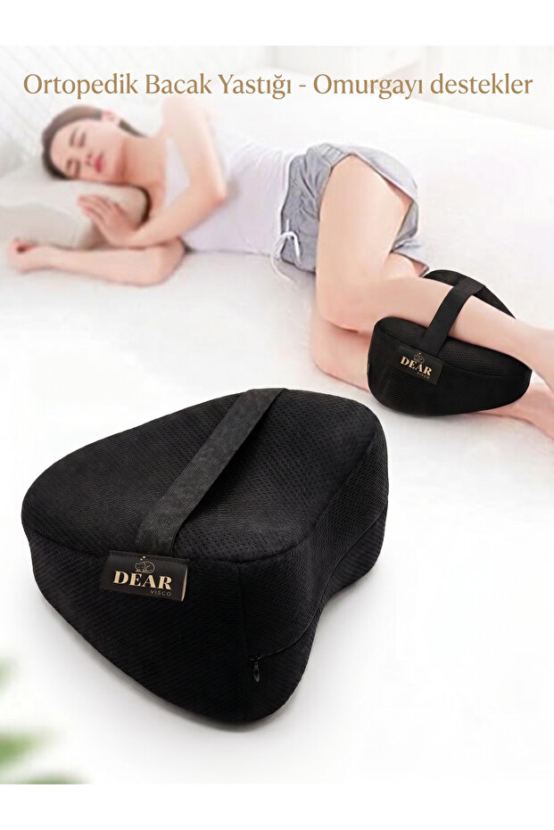 Orthopedic Knee Pillow Spine Supporting Visco Pillow Pregnant Leg Pillow Heart Shaped Elastic Pillow 25*25*15 cm
