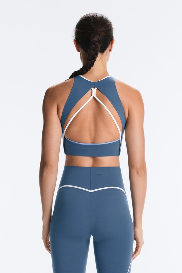 Compressive block tank top