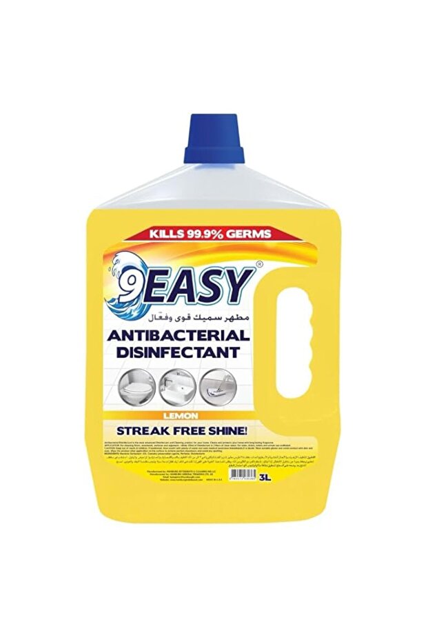 9EASY Antibacterial Disinfectant Lemon 3L