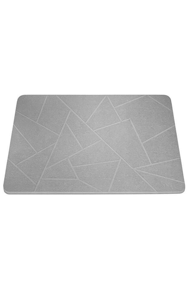 Premium Stone Bath Mat, Super Absorbent Diatomaceous Earth Shower Mat, Quick Drying Bathstone for Bathroom Floor, Modern Diatomite Bathmat (60 * 39cm)