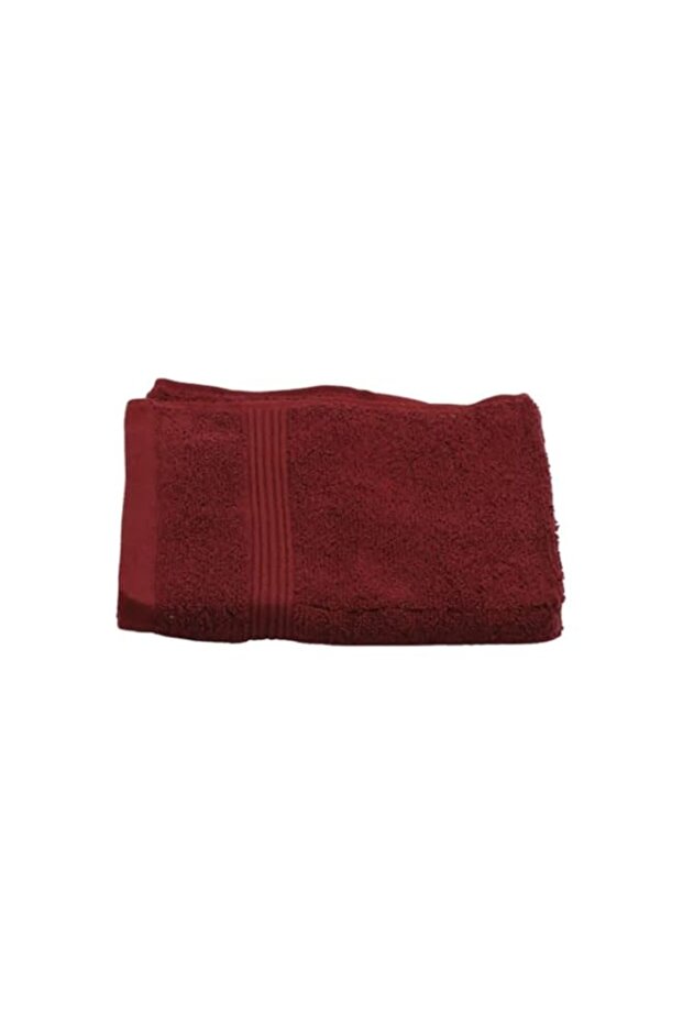 RISHAHOME Luxury Collection Hand Towel Maroon 70x140cm