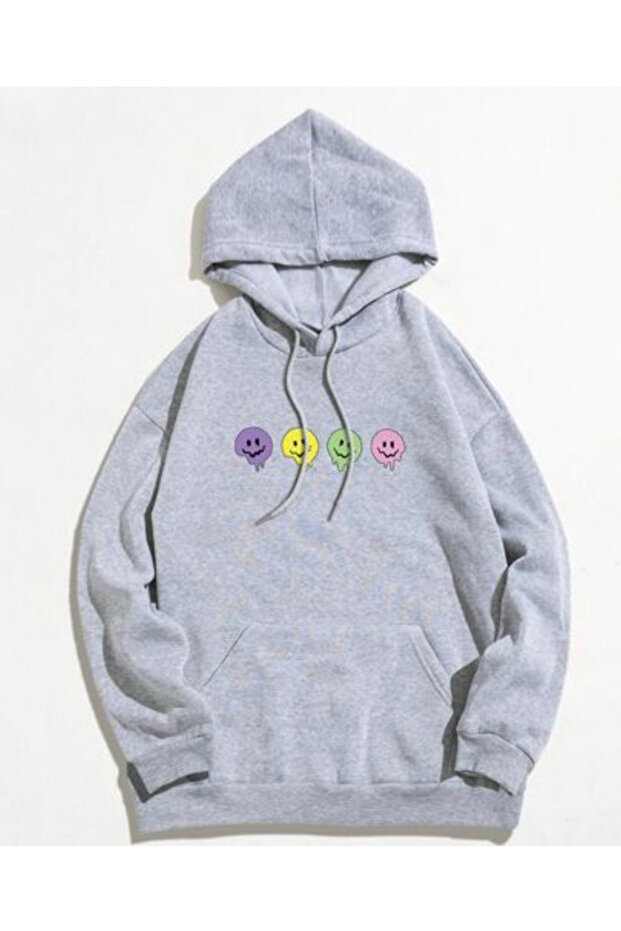 Unisex Printed Hooded Sweatshirt
