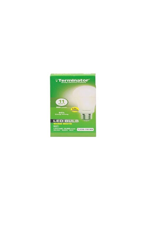 Terminator- Led Bulb 11W Warm White E-27 Tledb-11W-Ww Esma Approved Terminator