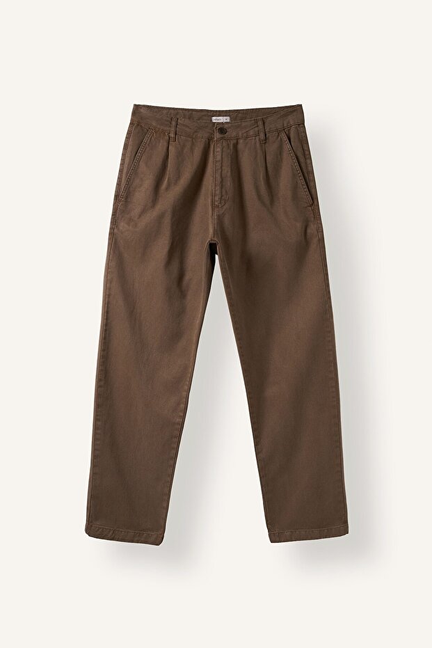 Relax Fit Pile Detailed Trousers H5006Ax26Au