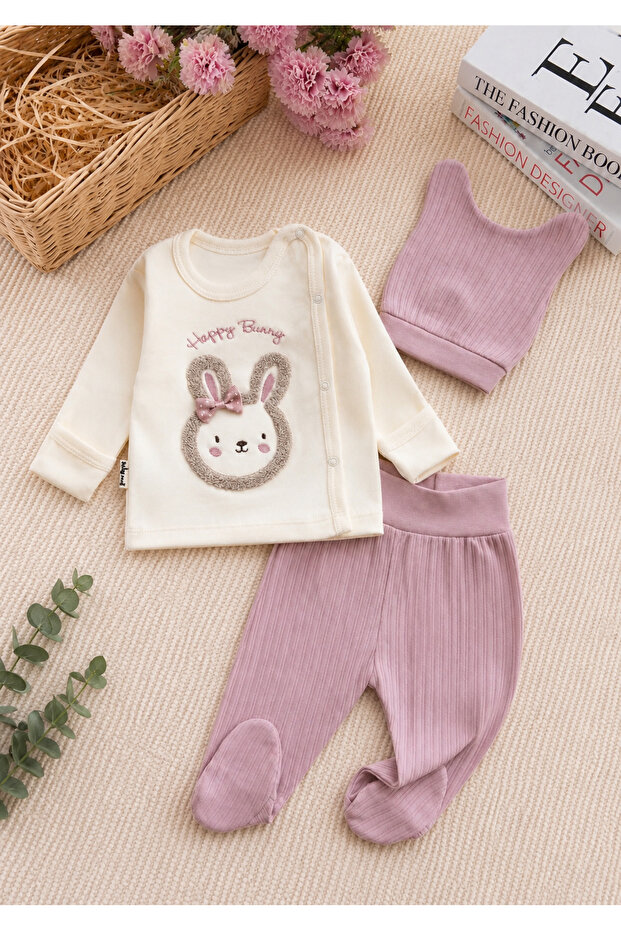 100% Cotton 3-Piece Baby Set Hospital Release Set