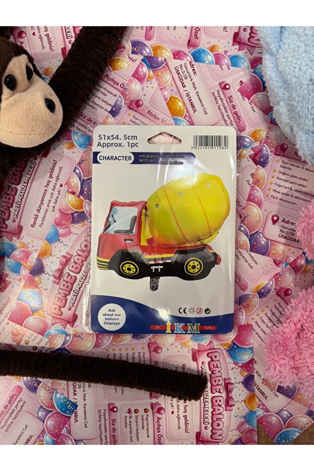 Mixing Truck Foil Balloon 51X54,5Cm