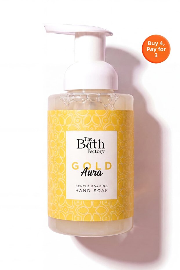 Moisturizing Purifying Gold Aura Foam Soap 300 ml