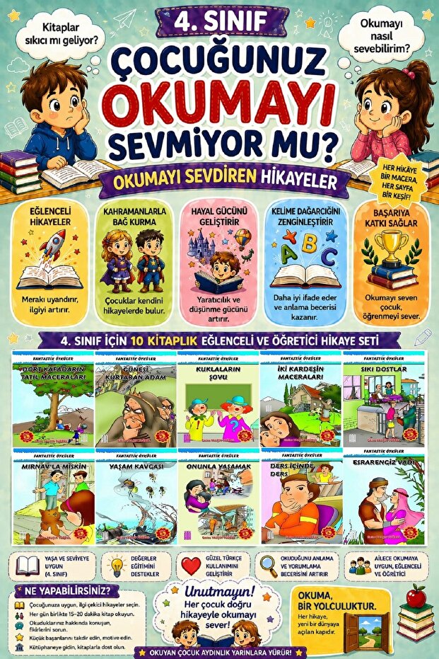 Set of 10 Stories 2 That Make Reading Fun for 4Th Graders (64 Pages)