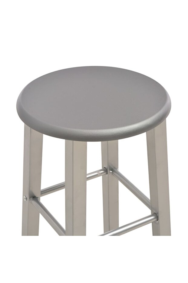 Scaune de bar, 2 buc., antracit, MDF - 4
