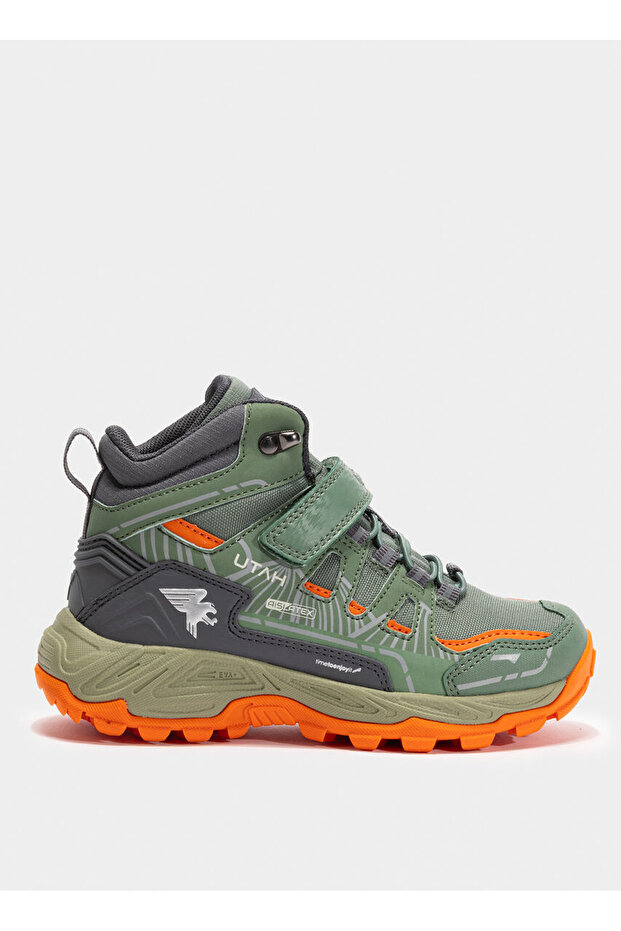 Khaki Boys' Outdoor Boots Jutahw2523V-Utah Jr 2523 Khaki Oran