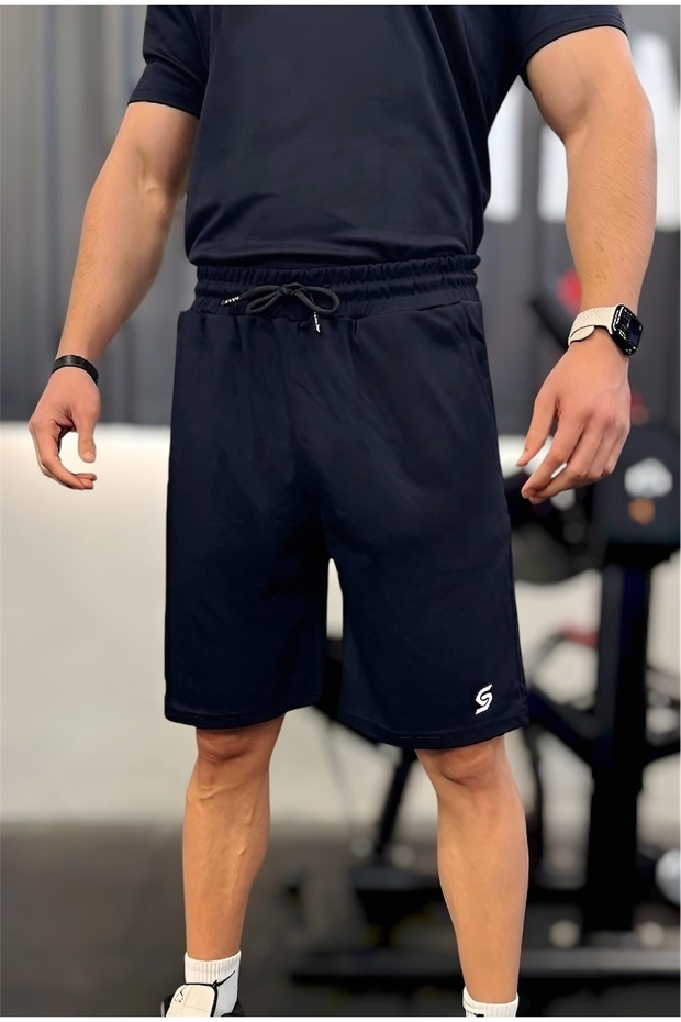 Sapeur Erkek Spor Şort - Slim Fit Antrenman & Fitness Şortu