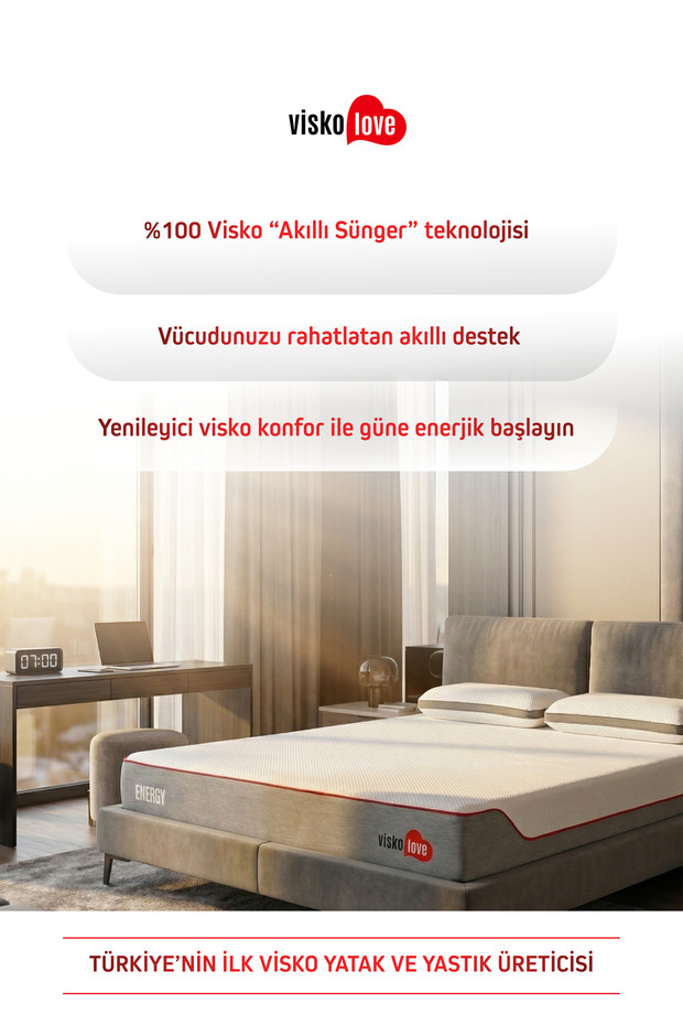 Visko Love Energy Visco Akıllı Yatak