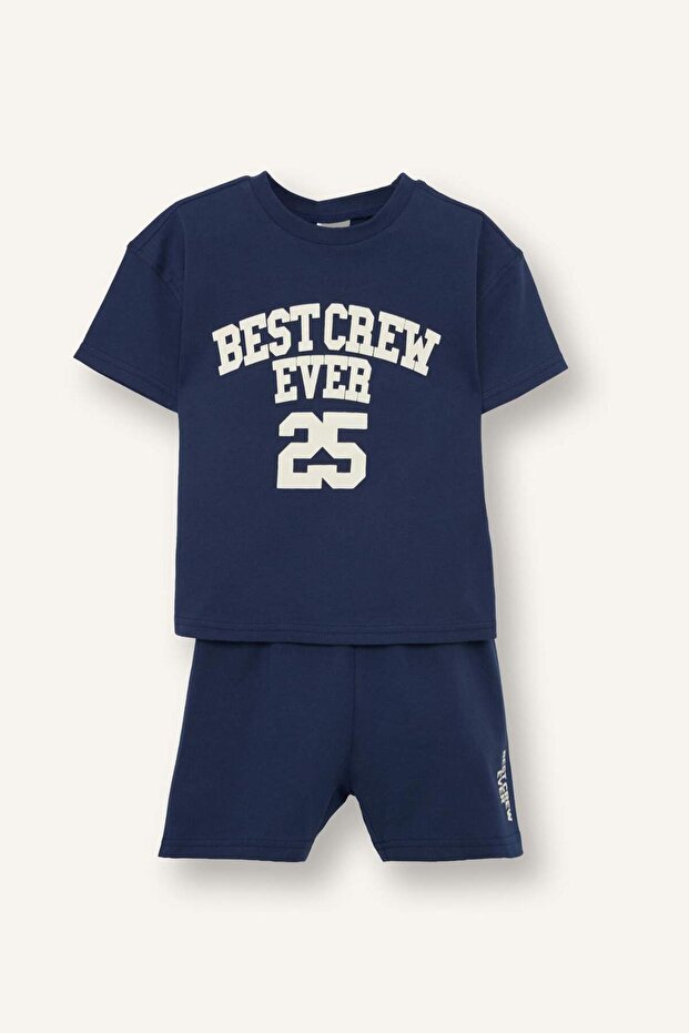 Printed T-Shirt and Shorts Set for Baby Boy G5839A526Sm