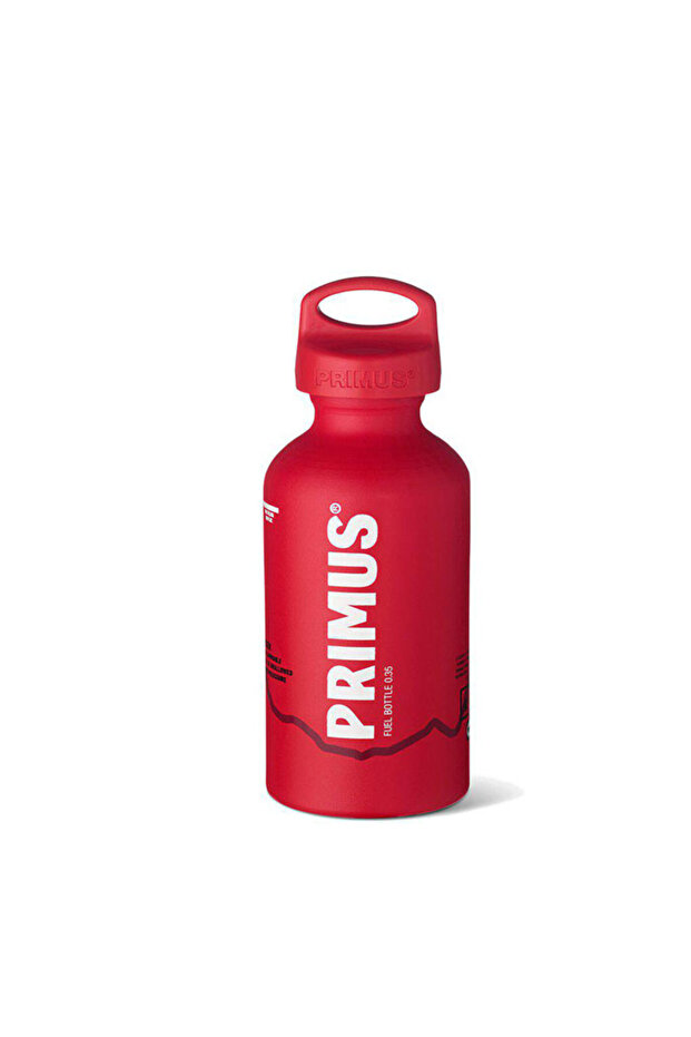 Refillable Fuel Bottle Red 0.35L, Lightweight Aluminum Liquid Fuel Container for Camping & Expedition Stoves, Available in Multiple Sizes, Compatible with OmniFuel, OmniLite Ti