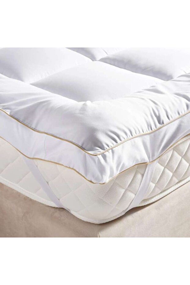 Fluffy Extra Thick Mattress Topper 180x200+8cm - White