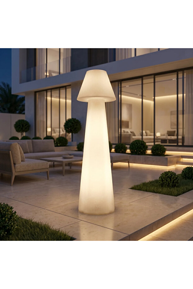 أورا تاور سايد لامب إضاءة LED ارتفاع 210 سم بلاستيك LLDPE تصميم برجي