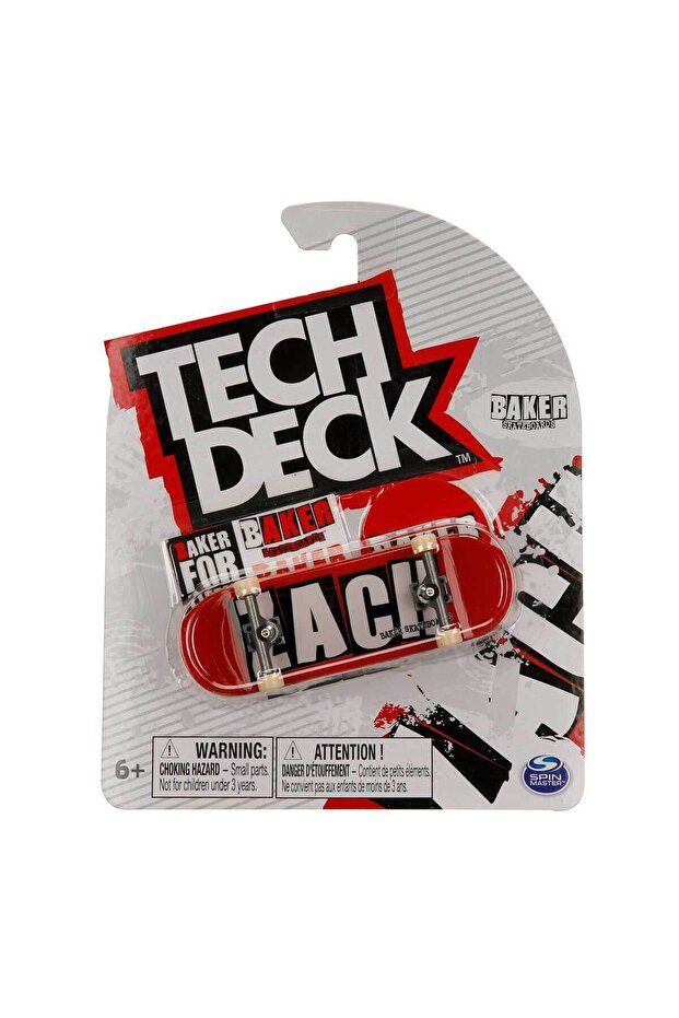ألواح تزلج Tech Deck Finger Skateboard حزمة واحدة مقاس 96 مم من ألواح التزلج بيكر