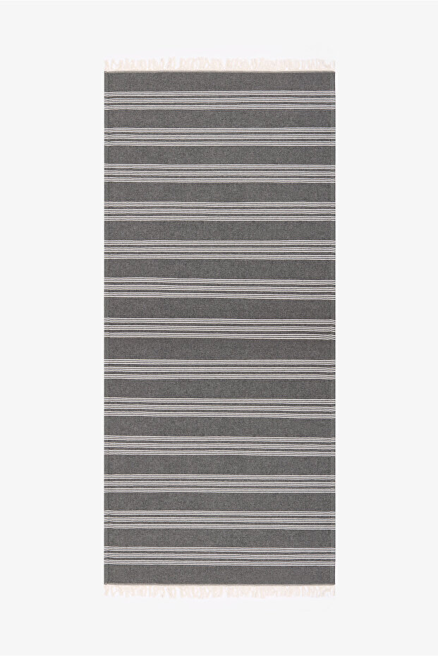 Schwarzes Authentisches Handtuch - 4