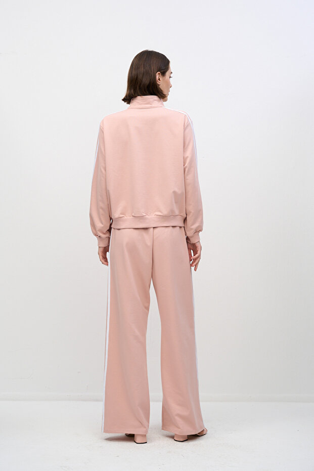 Retro Striped Tracksuit Set - 6