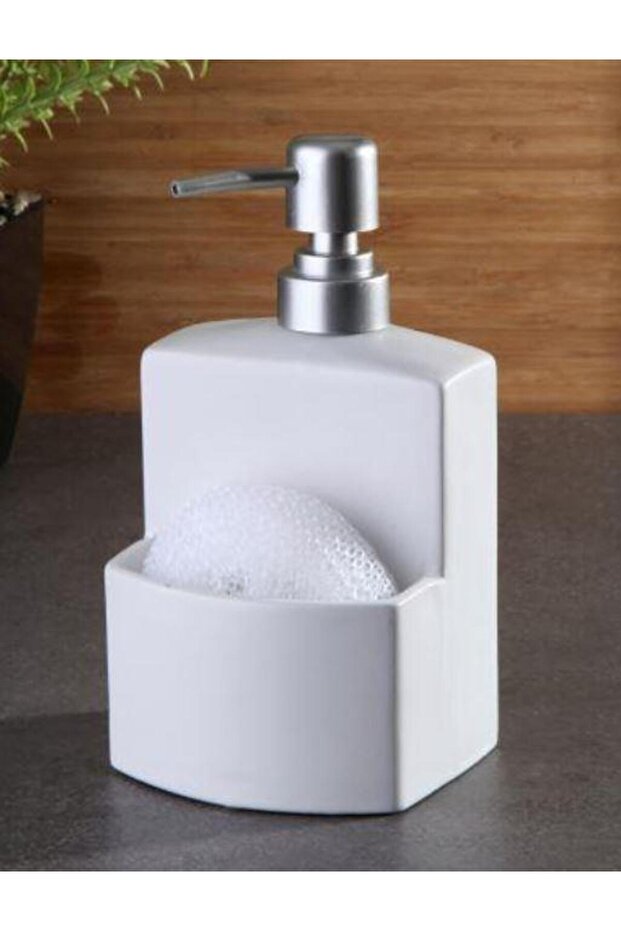 Porcelain Liquid Soap Dispenser White 2650