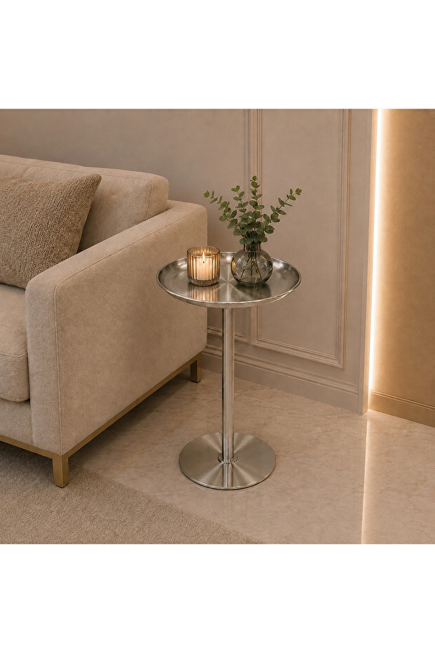 طاولة خدمة معدن مفرد تصميم عصري جذاب