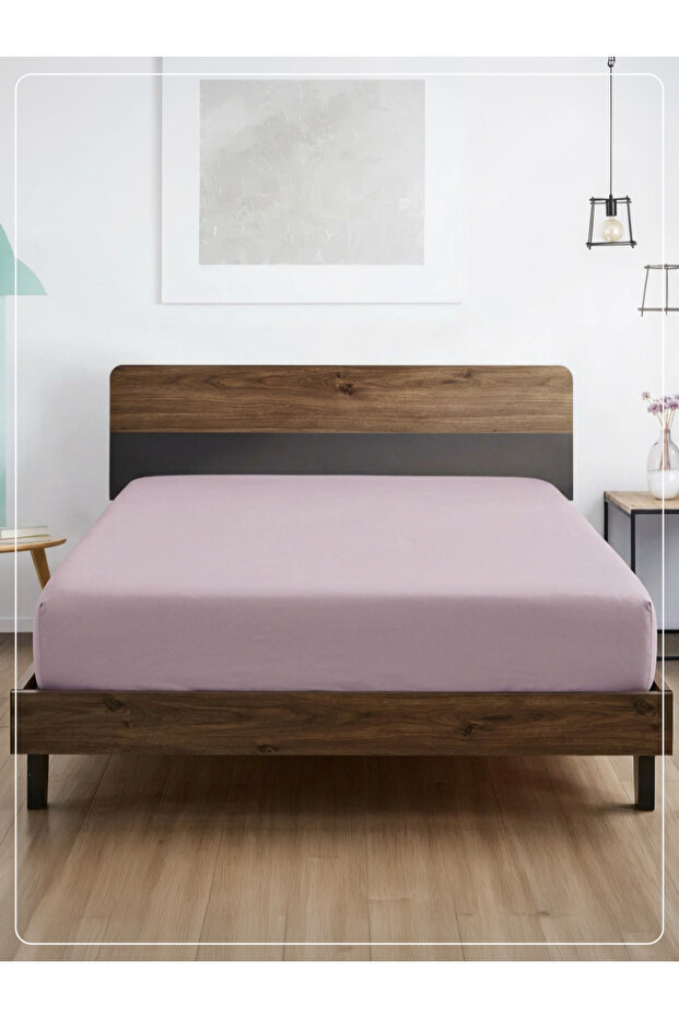 1 Pc King Fitted Sheet 180x200 cm | OEKO-TEX Brushed Microfiber, Deep Pocket.