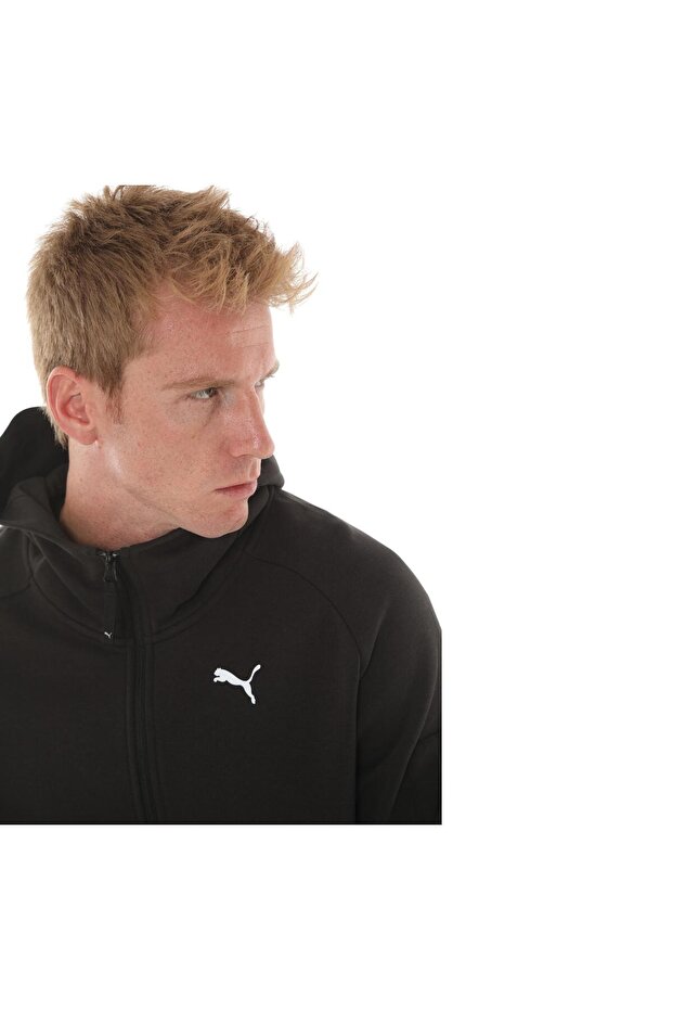 688045-01 Pumatech Fz Hoodie Erkek Ceket Siyah - 5