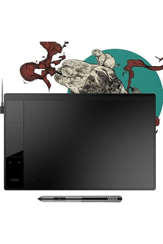 A30 V3 10x6" 16384 Yüksek Basınçlı Profesyonel 5080 LPI Grafik Tablet + Kalem - 2
