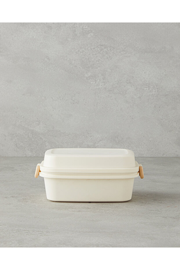 Yummy Food Plastic Lunch Box Cream